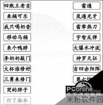 汉字找茬王搞笑省市歌新手通关全攻略