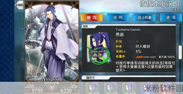 FGO 中佐佐木小次郎的深度剖析