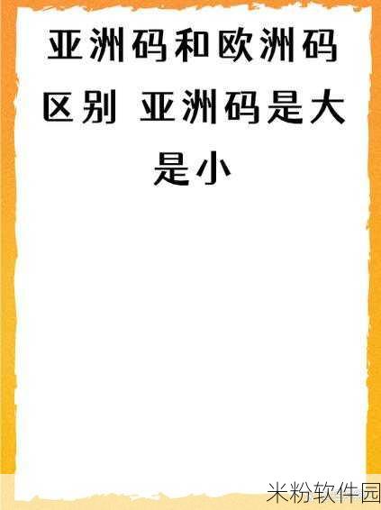 亚洲和欧洲一码二码区别综合：亚洲与欧洲一码、二码的区别及其综合分析