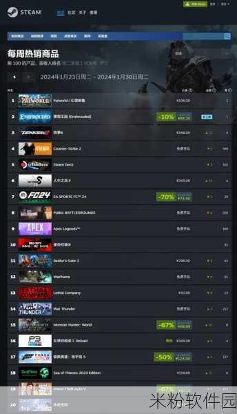 怎么看steam销量：可以通过Steam的商店页面查看新标题的销量和排行情况。